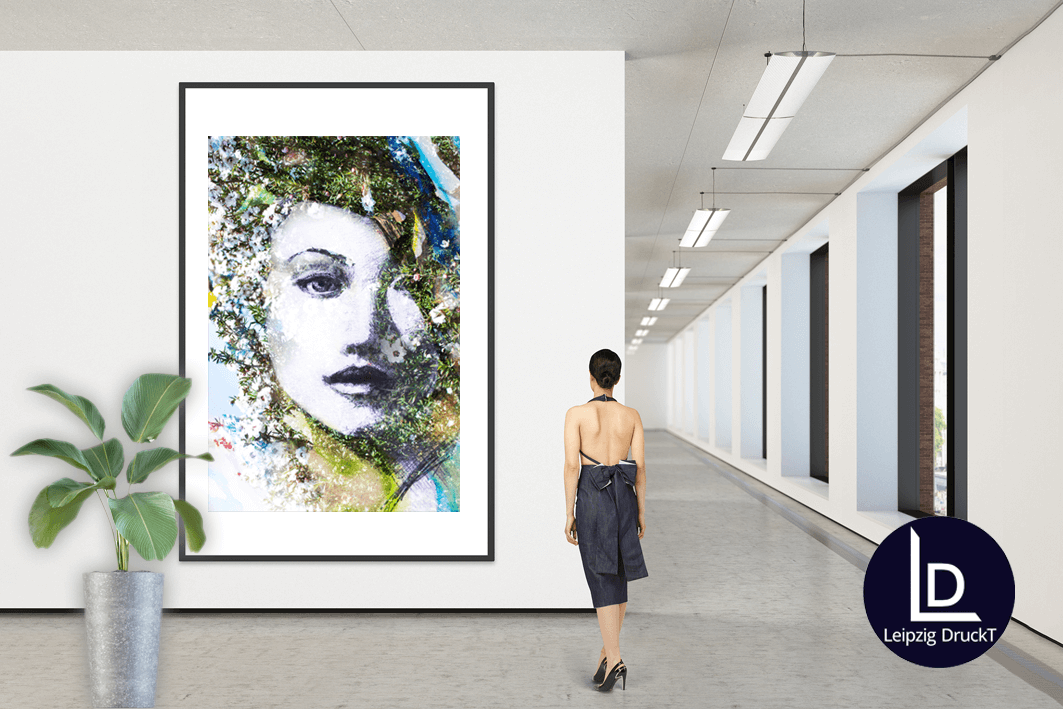 Kunstdrucke auf mattem weißem Papier