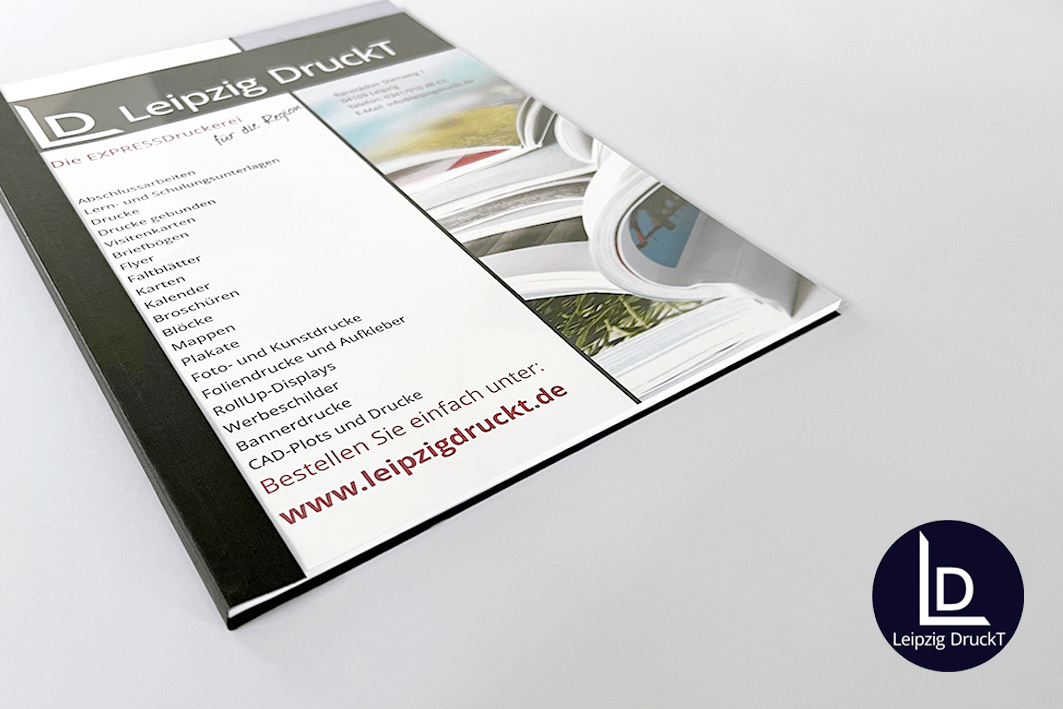 Drucke im Softcover mit Klemmbindung