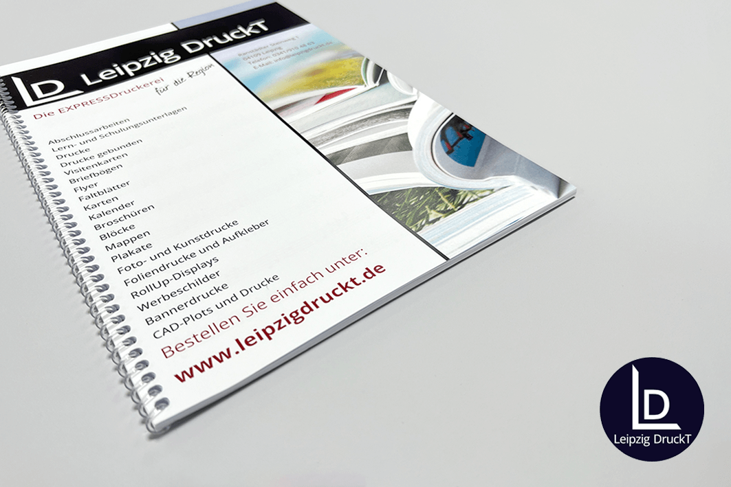 Drucke im Softcover mit Coilbindung