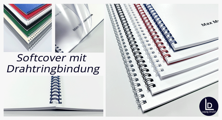 Drucke im Softcover mit Drahtringbindung