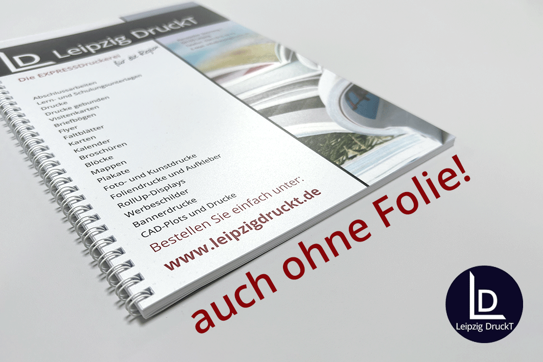 Drucke mit festem Umschlag & Drahtringbindung