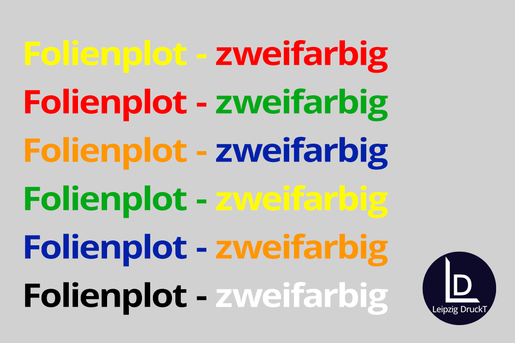  Folienplot zweifarbig